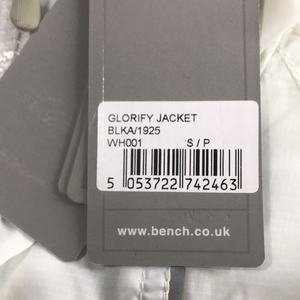 Bench Glorify Jacket-packable NWT - Picture 9 of 9
